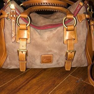 Dooney and Bourke Suede Medium Satchel
